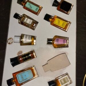 Miniature Perfume Bottle Sampler - Assorted Amber & Clear Bottles